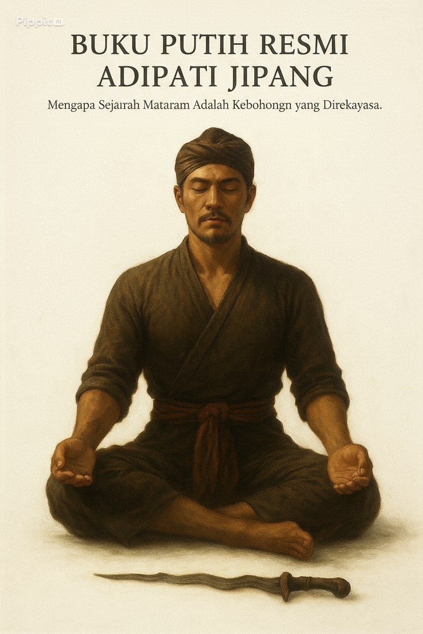 Cover Buku Putih Sang Adipati Jipang